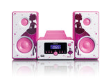 Lenco MC-020 Home audio mini system 10 W Lyserød, Hvid