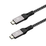 Gembird CCBP-USB4-CMCM240-1.5M USB-kabel USB4 Gen 3x2 1,5 m USB C 40 Gbit/sek. 240 W Sort, Sølv