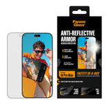 PanzerGlass ® Anti-reflective Armor Skærmbeskyttelse iPhone 18 Pro Max | Ultra-Wide Fit m. FASTFIT IN-A-BOX