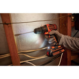 Black & Decker BDCDD186K-QW bor Sort, Orange