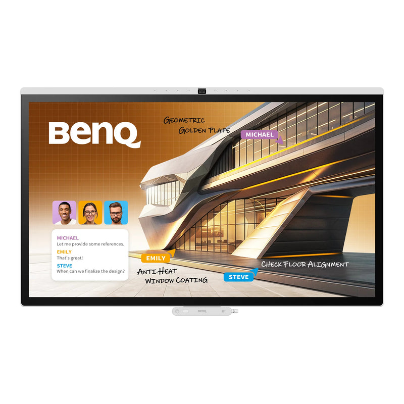 BenQ CP5505 Interaktivt whiteboard 139,7 cm (55") 3840 x 2160 pixel Berøringsskærm Hvid