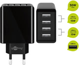 Goobay 44953 oplader til mobil enhed Universel Sort Vekselstrøm Indendørs