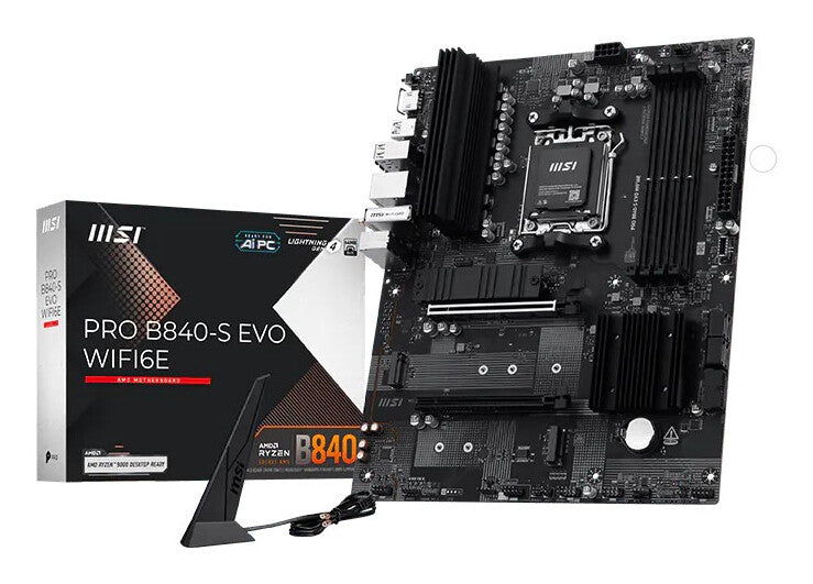 MSI Pro B840-S EVO WIFI6E AMD B840 Sokkel AM5 ATX