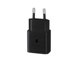 Samsung EP-T1510NBEGEU oplader til mobil enhed Universel Sort Vekselstrøm Hurtig opladning Indendørs