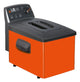 Fritel SF 4152 Enkelt 3 L Enkeltstående 2200 W Frituregryde Sort, Orange