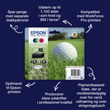 Epson Golf ball 34 golfbold DURABrite Ultra enkeltpakke magenta blæk