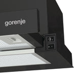 Gorenje TH60E3B emhætte Semi indbygget (træk ud) Sort 350 m³/t