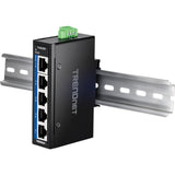Trendnet TI-GLC50 netværksswitch Ikke administreret Gigabit Ethernet (10/100/1000) Sort