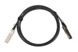 Extralink EX.15784 InfiniBand og fiberoptisk kabel 1 m QSFP+ DAC Sort