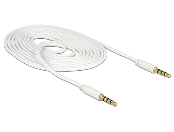 DeLOCK 83441 lydkabel 2 m 3.5mm Hvid