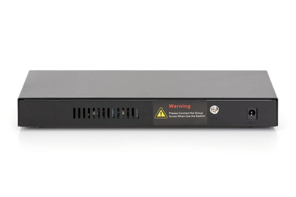 Digitus DN-95340 netværksswitch Ikke administreret Gigabit Ethernet (10/100/1000) Strøm over Ethernet (PoE) Sort