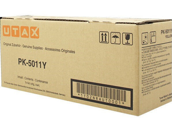 UTAX 1T02NRAUT0 tonerpatron 1 stk Original Gul