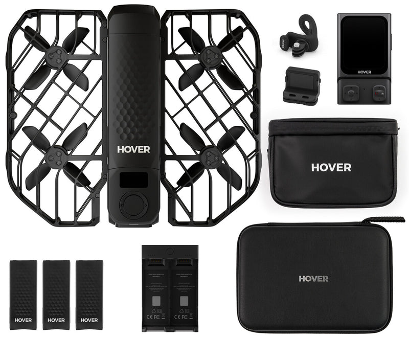 HOVERAir X1 Pro Ultimate 4 rotorer Quadrokopter 12 MP 1920 mAh Sort