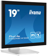 iiyama ProLite T1932MSC-W1SAG computerskærm 48,3 cm (19") 1280 x 1024 pixel Fuld HD LED Berøringsskærm Bordplade Hvid