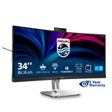 Philips 6000 series 34B2U6603CH/00 computerskærm 86,4 cm (34") 3440 x 1440 pixel Wide Quad HD LCD Grå