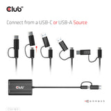 CLUB3D CSV-1611 USB grafisk adapter 3840 x 2160 pixel Sort