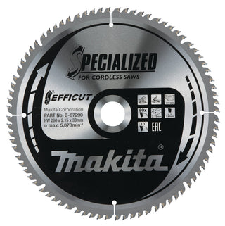 Makita B-67290 rundsavklinge 26 cm 1 stk