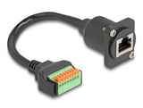 DeLOCK 88153 kabel kønsskifter RJ45 8-Pin Terminal Block Sort