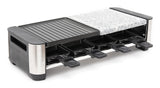 Fritel RSG 3280 raclette grill 8 person(er) 1400 W Sort, Rustfrit stål, Hvid