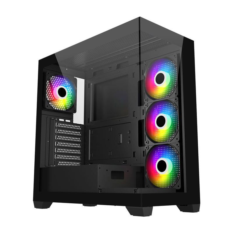 FSP M340-BA Midi Tower Sort