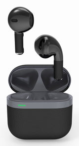 Gembird TWS-02-BK hovedtelefoner/headset Trådløs I ørerne Opkald/musik Bluetooth Sort, Grå