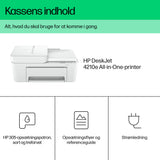 HP DeskJet 4210e Trådløst All-in-One Farve Printer, Instant Ink; Kopimaskine, scanner