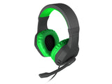 GENESIS Argon 200 Headset Ledningsført Spil Sort, Grøn