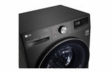 LG F6WV710P2S vaskemaskine Front-læsning 10,5 kg 1600 rpm Sort, Rustfrit stål