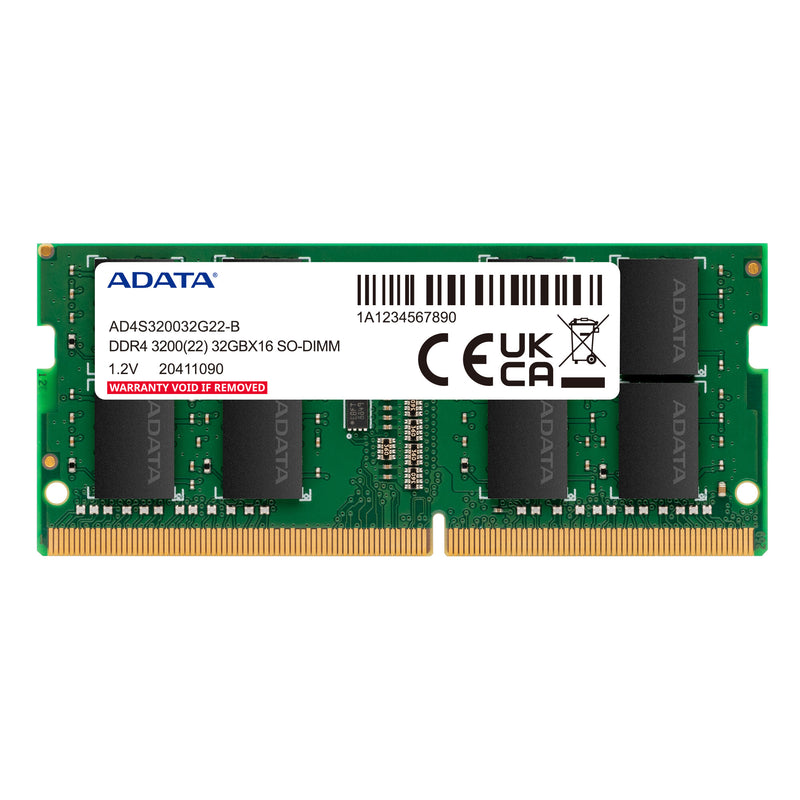 ADATA AD4S32008G22-DTGN hukommelsesmodul 16 GB 2 x 8 GB DDR4 260-pin SO-DIMM