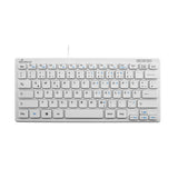 MediaRange MROS113 tastatur Kontor USB QWERTZ Tysk Hvid