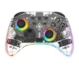 Deltaco Gaming GAM-198-T spil-controller Transparent Bluetooth/USB Gamepad Nintendo Switch, Nintendo Switch 2, Nintendo Switch OLED, Android, PC
