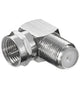 Goobay WE 1166 W LC BNC-F - M > BNC-F - FM Rustfrit stål