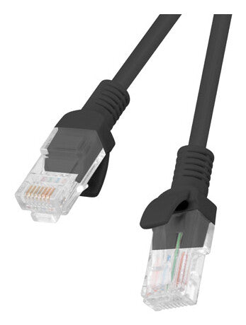 Lanberg PCU6-10CC-0300-BK netværkskabel Sort 3 m Cat6 U/UTP (UTP)