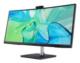 Acer CB3 CB343CUR D computerskærm 86,4 cm (34") 3440 x 1440 pixel UltraWide Quad HD Sort