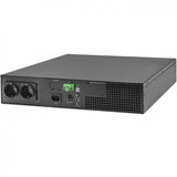 Qoltec 52285 UPS-enhed Dobbeltkonvertering (online) 1 kVA 1000 W 2 AC stikkontakt(er)