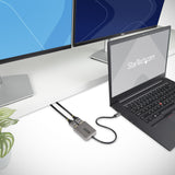 StarTech.com MST14CD122HD USB grafisk adapter 3840 x 2160 pixel Sort, Grå