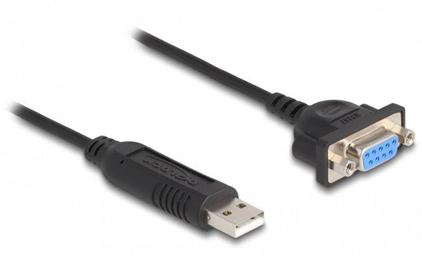 DeLOCK 66453 serielkabel Sort 0,5 m USB Type-A RS-232