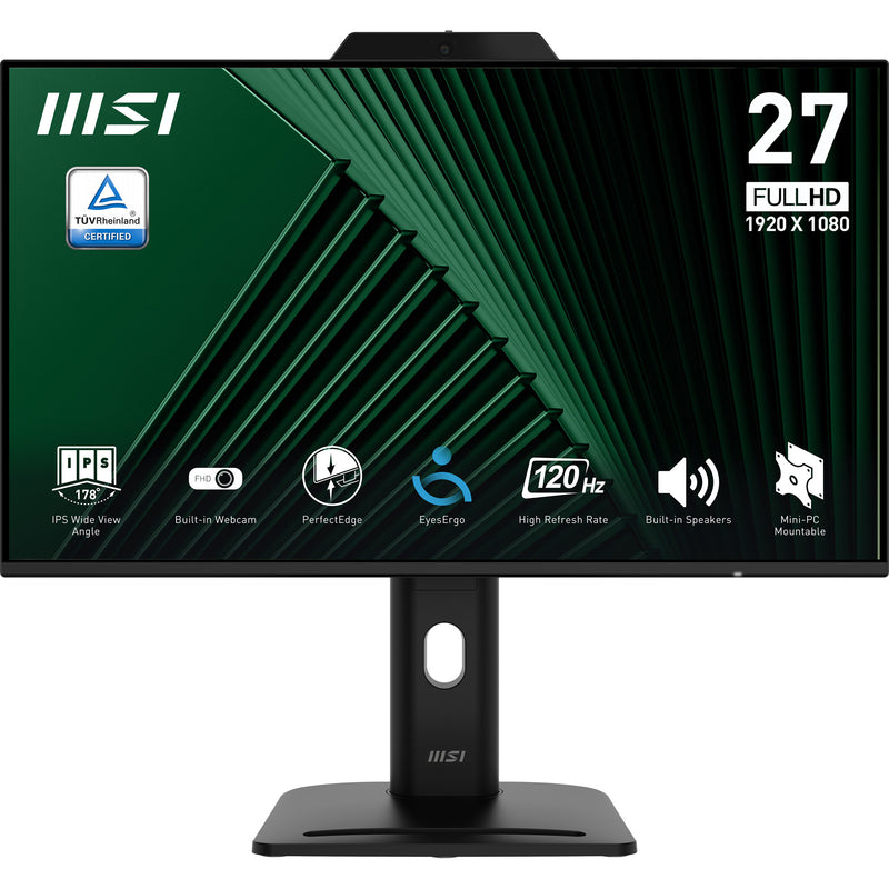 MSI PRO MP272PMG computerskærm 68,6 cm (27") 1920 x 1080 pixel Fuld HD LCD Sort