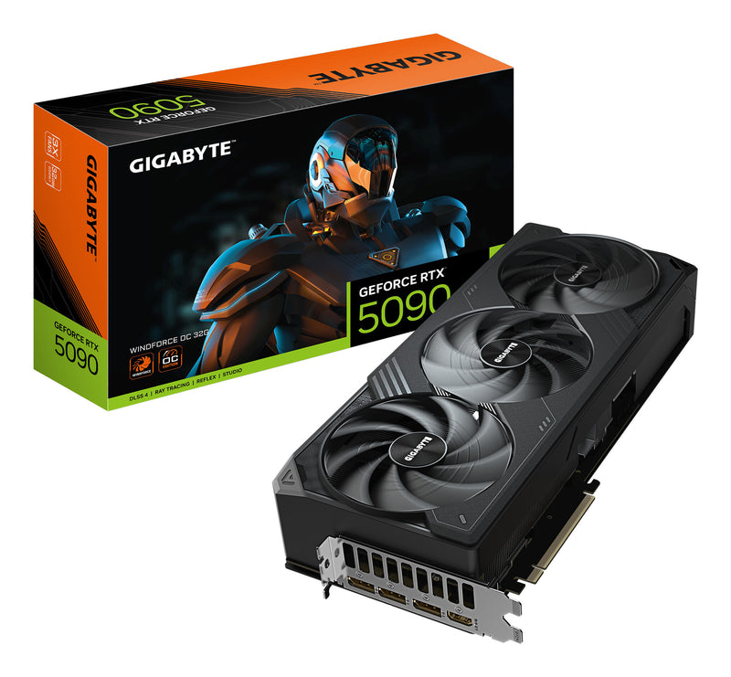 GIGABYTE GeForce RTX 5090 WINDFORCE OC 32G NVIDIA 32 GB GDDR7