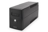 Digitus DN-170063 UPS-enhed Interaktivt indgangsstik 0,6 kVA 360 W 2 AC stikkontakt(er)