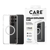 PanzerGlass CARE™ by ® Urban Explorer Case Transparant m. Hvid Qi Samsung Galaxy S26 Ultra