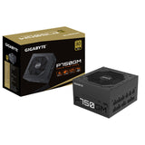GIGABYTE P750GM enhed til strømforsyning 750 W 20+4 pin ATX ATX Sort
