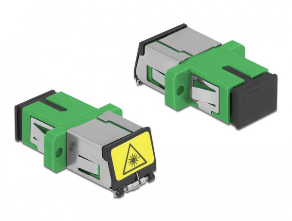DeLOCK 86887 fiber adapter SC/SC 1 stk Grøn