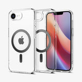 Spigen Ultra Hybrid (MagFit) mobiltelefon etui 15,5 cm (6.1") Cover Kulfiber, Transparent