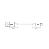 Baseus CALYS-C02 Lightning kabel 2 m Hvid