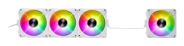 XPG HURRICANE MAG Computerkabinet Ventilator 12 cm Hvid 4 stk