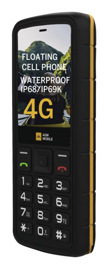 AGM M9F 4G Floating 6,1 cm (2.4") 131 g Sort, Orange Robust telefon