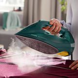 Philips 7000 series DST7050/70 strygejern Dampstrygejern SteamGlide Elite-strygesål 2800 W Grøn
