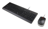 Lenovo 4X31R64414 tastatur Mus inkluderet Universel USB Tysk Sort