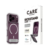 PanzerGlass CARE™ by ® Kickstand Case Transparent m. Hvid MagSafe iPhone 18 Pro | 17 Pro